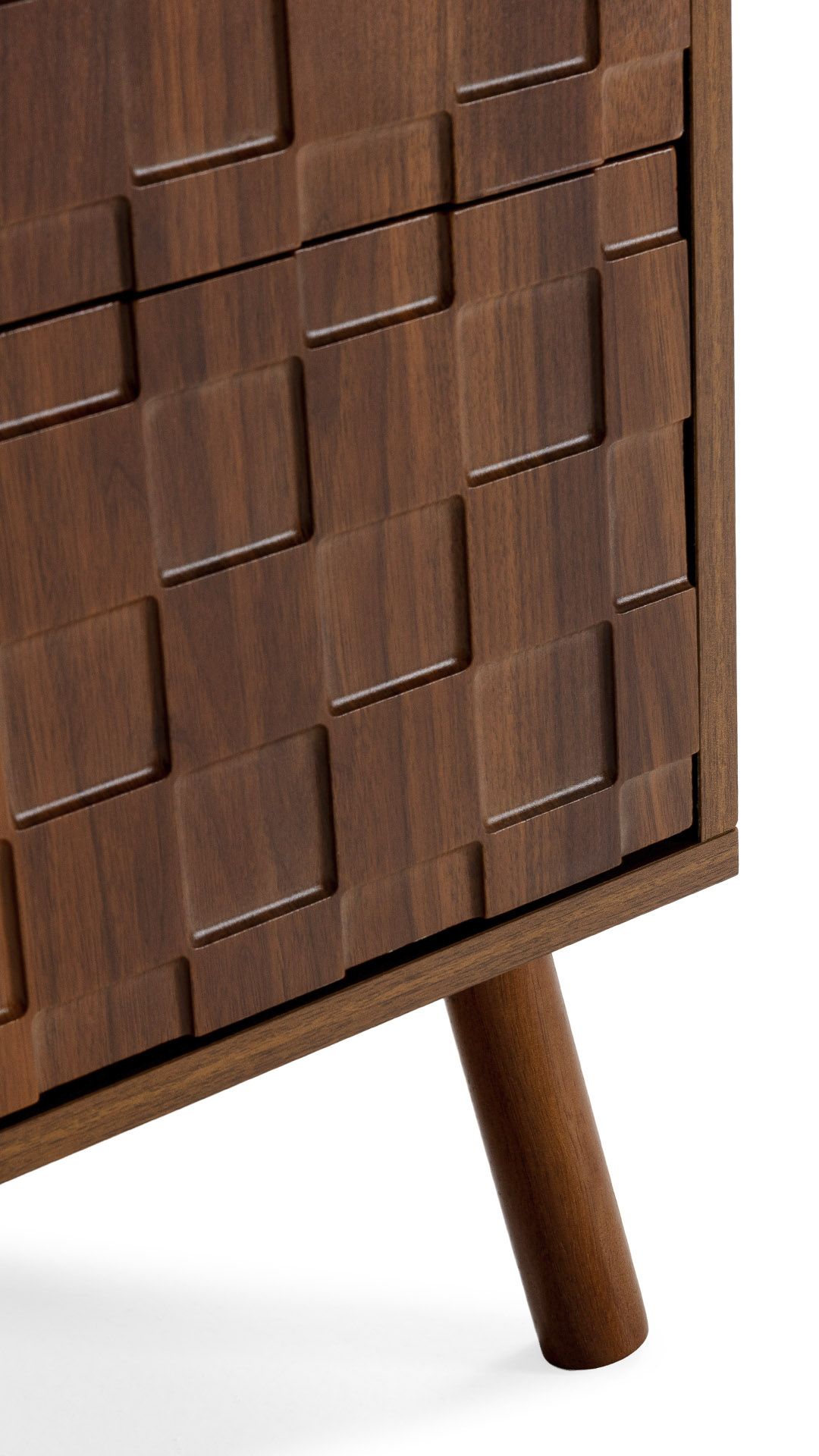 Comoda 80 cm ancho Nogal Elizabeth Detalle | Top Mueble