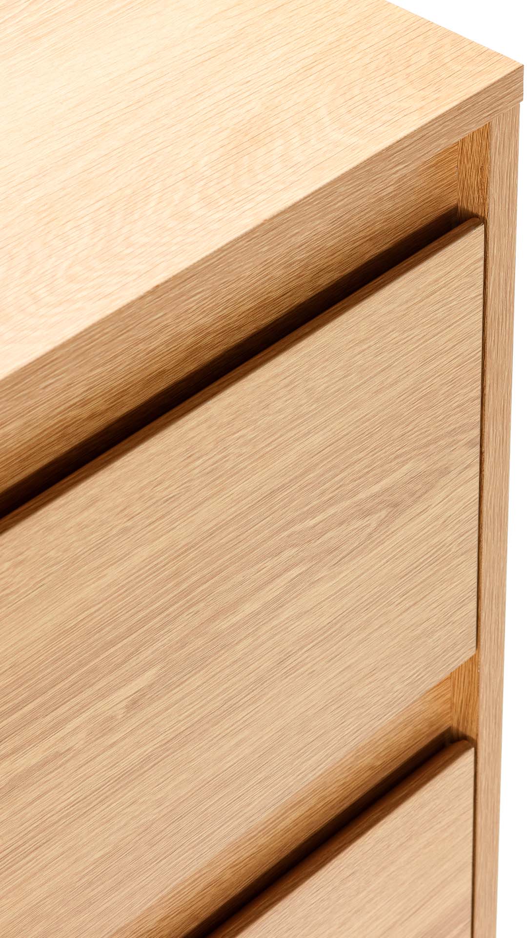 Comoda 3 Cajones Tora Detalle | Top Mueble