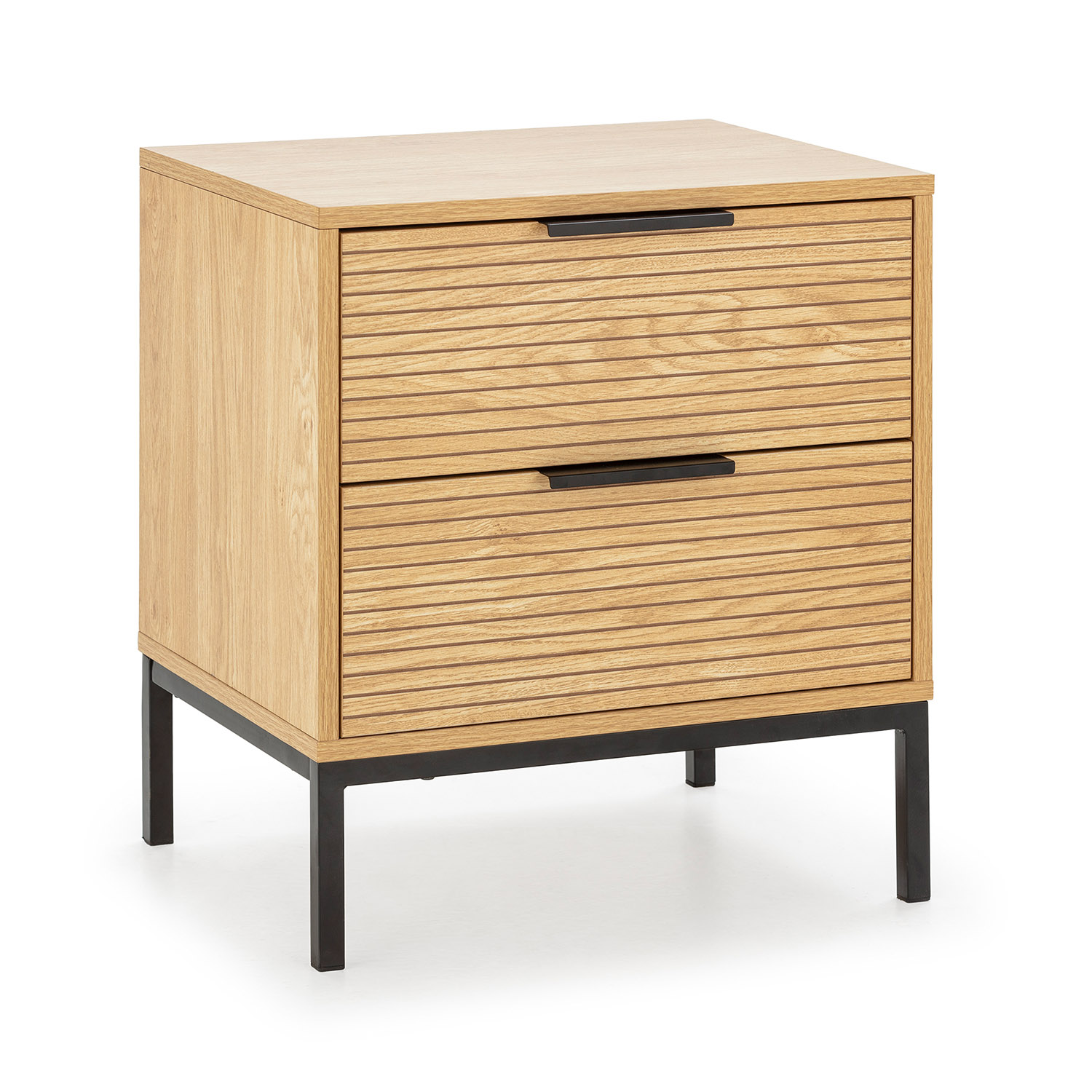 Mesita de Noche Roble Rachele | Top Mueble