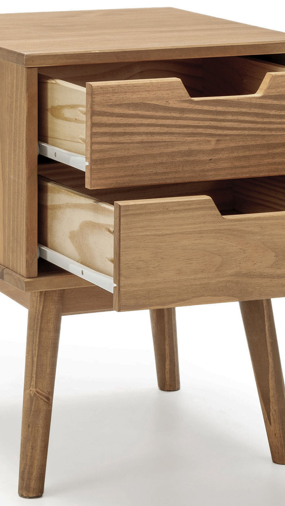 Mesita de Noche 2 Cajones Lisboa Detalle | Top Mueble