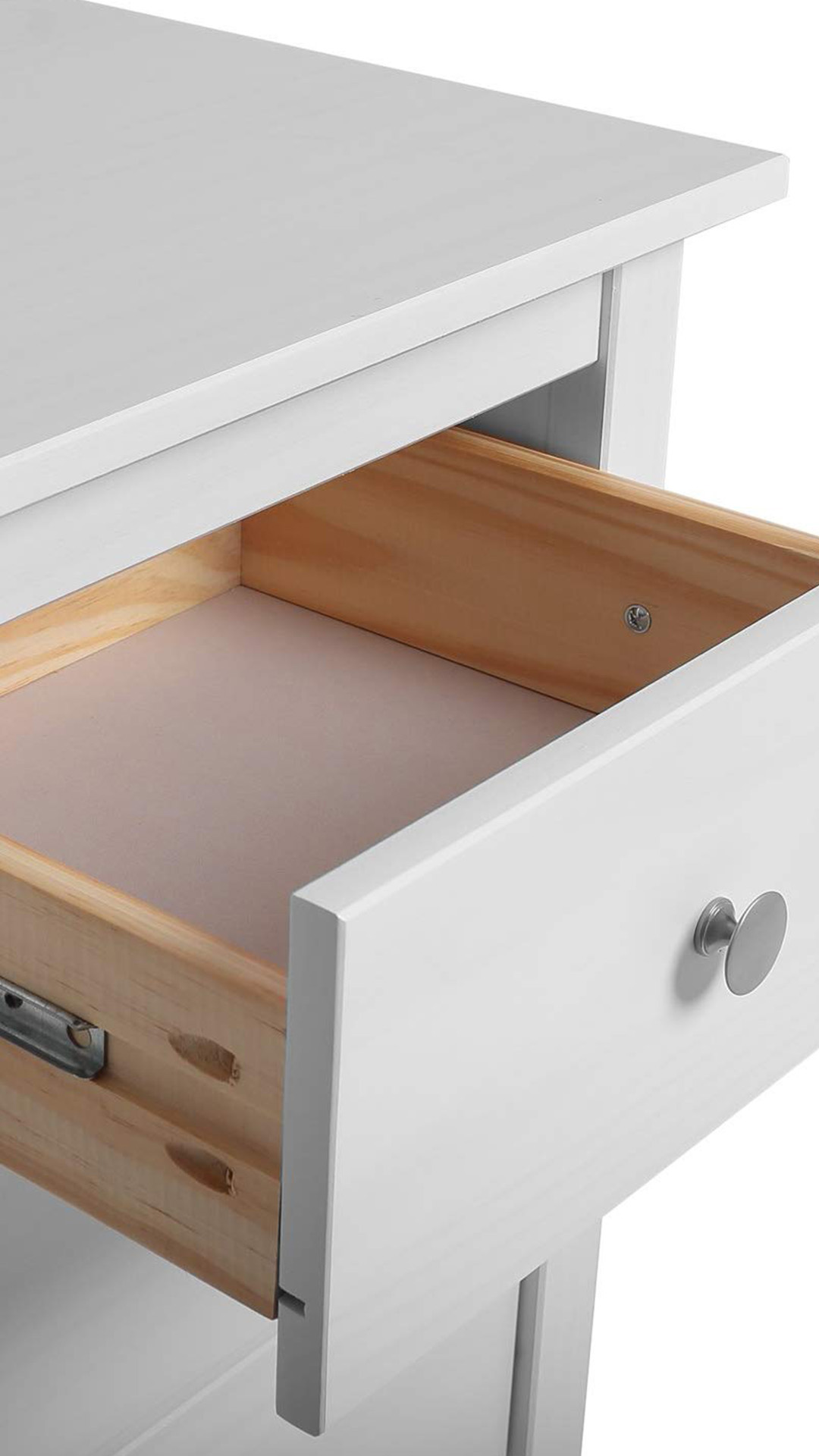 Mesita de Noche 2 Cajones Bucarest Detalle | Top Mueble
