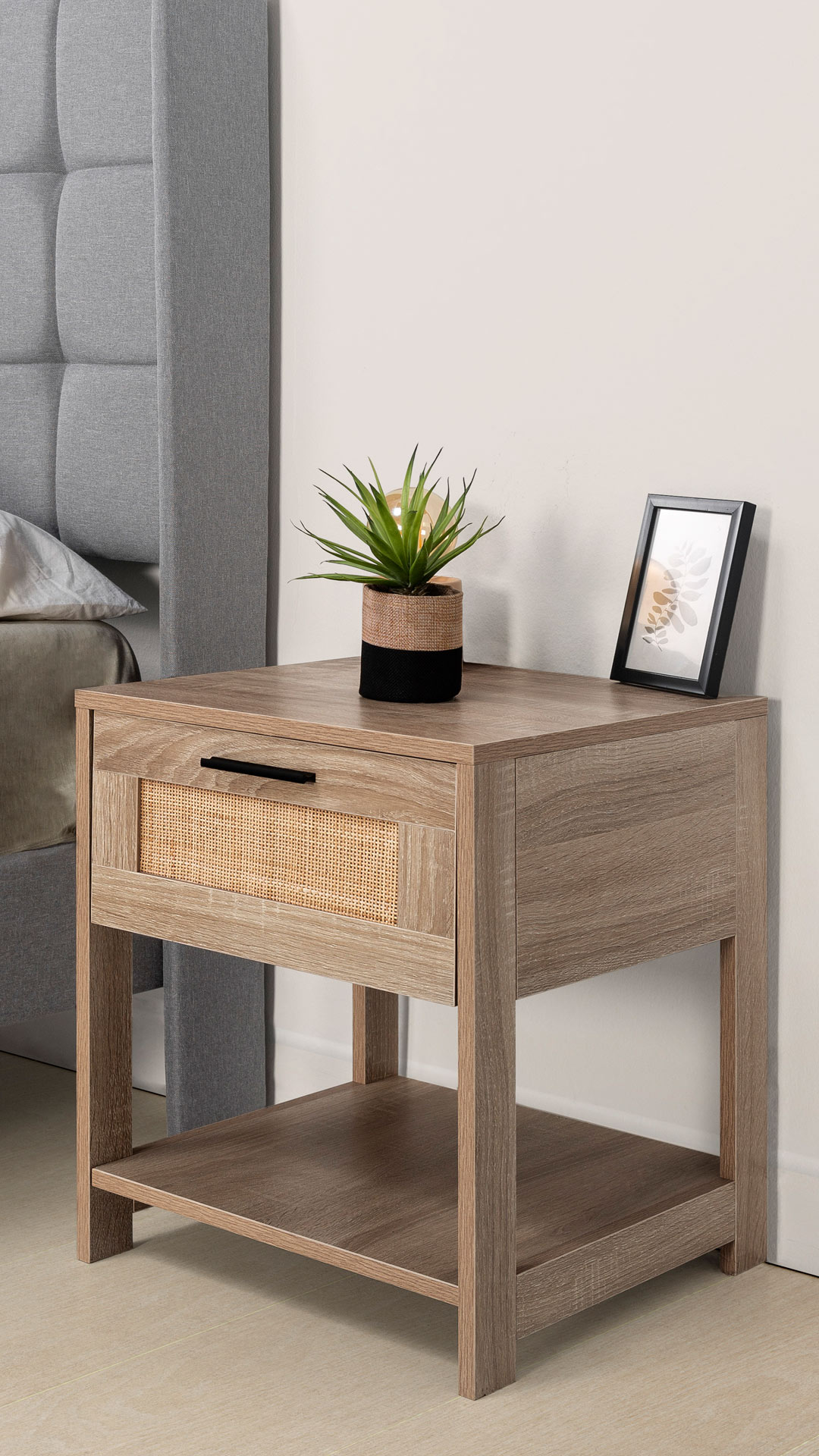 Mesita de noche 1 cajon Darla | Top Mueble