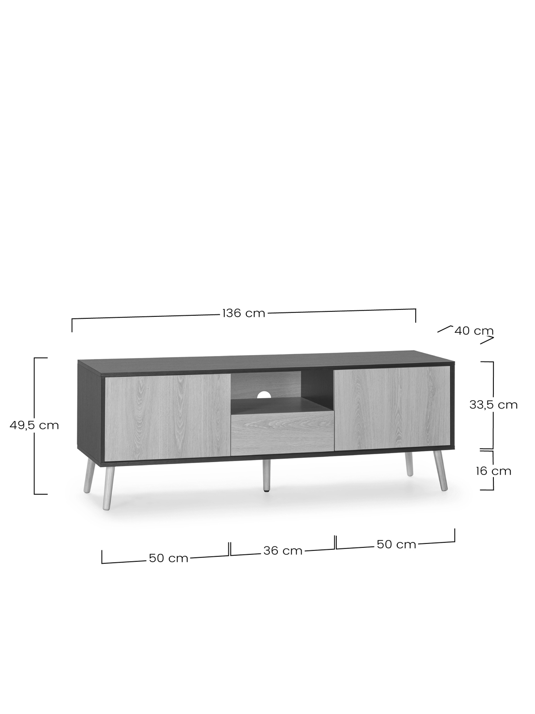 Mueble Tv moderno Adonis | Top Mueble