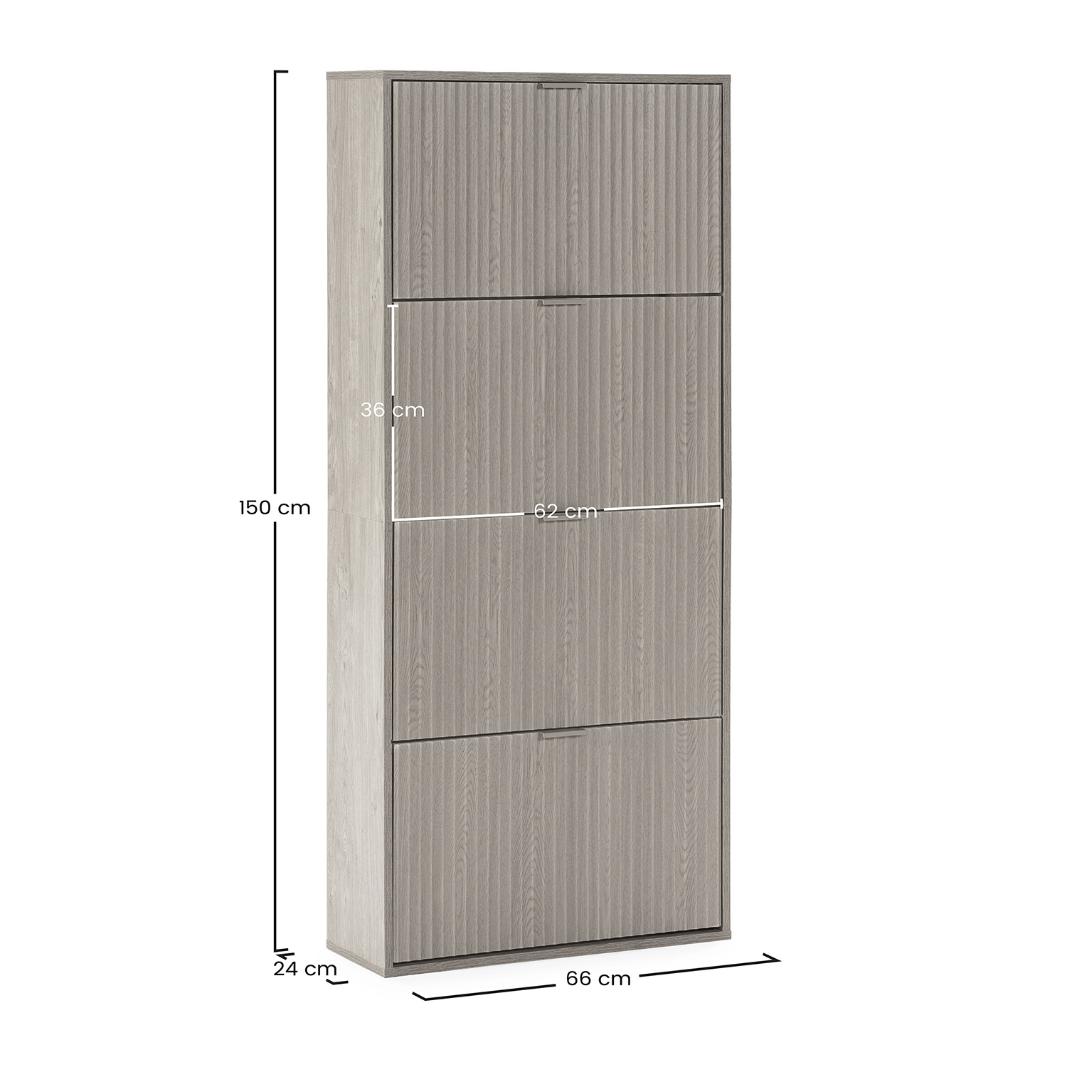 Mueble Zapatero 4 Puertas Layla Dimensiones | Top Mueble
