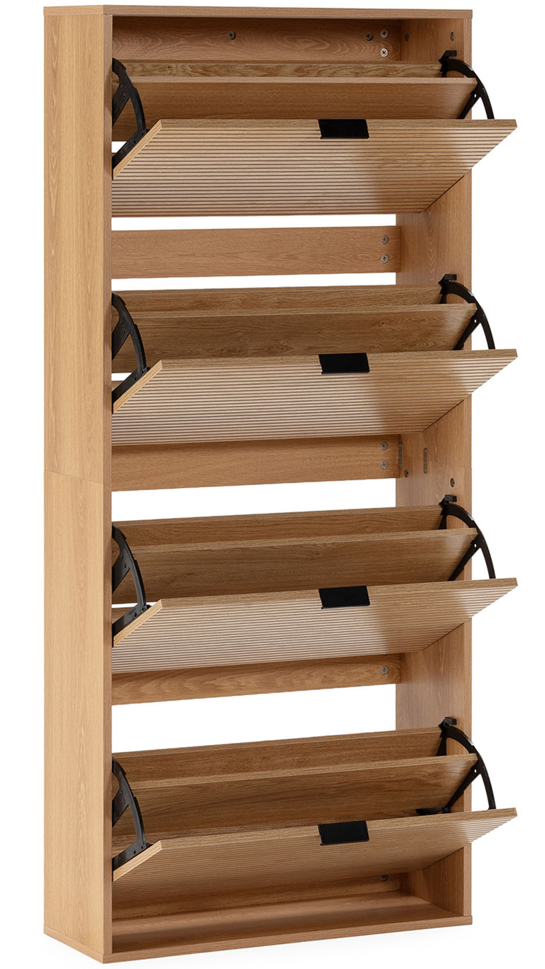 Zapatero Roble 4 Puertas Rachele Detalle 1 | Top Mueble