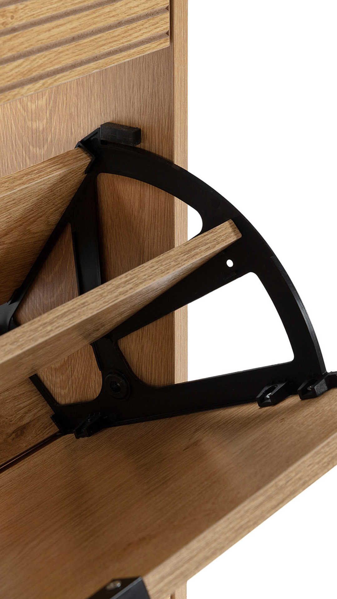 Zapatero Roble 4 Puertas Rachele Detalle 2 | Top Mueble