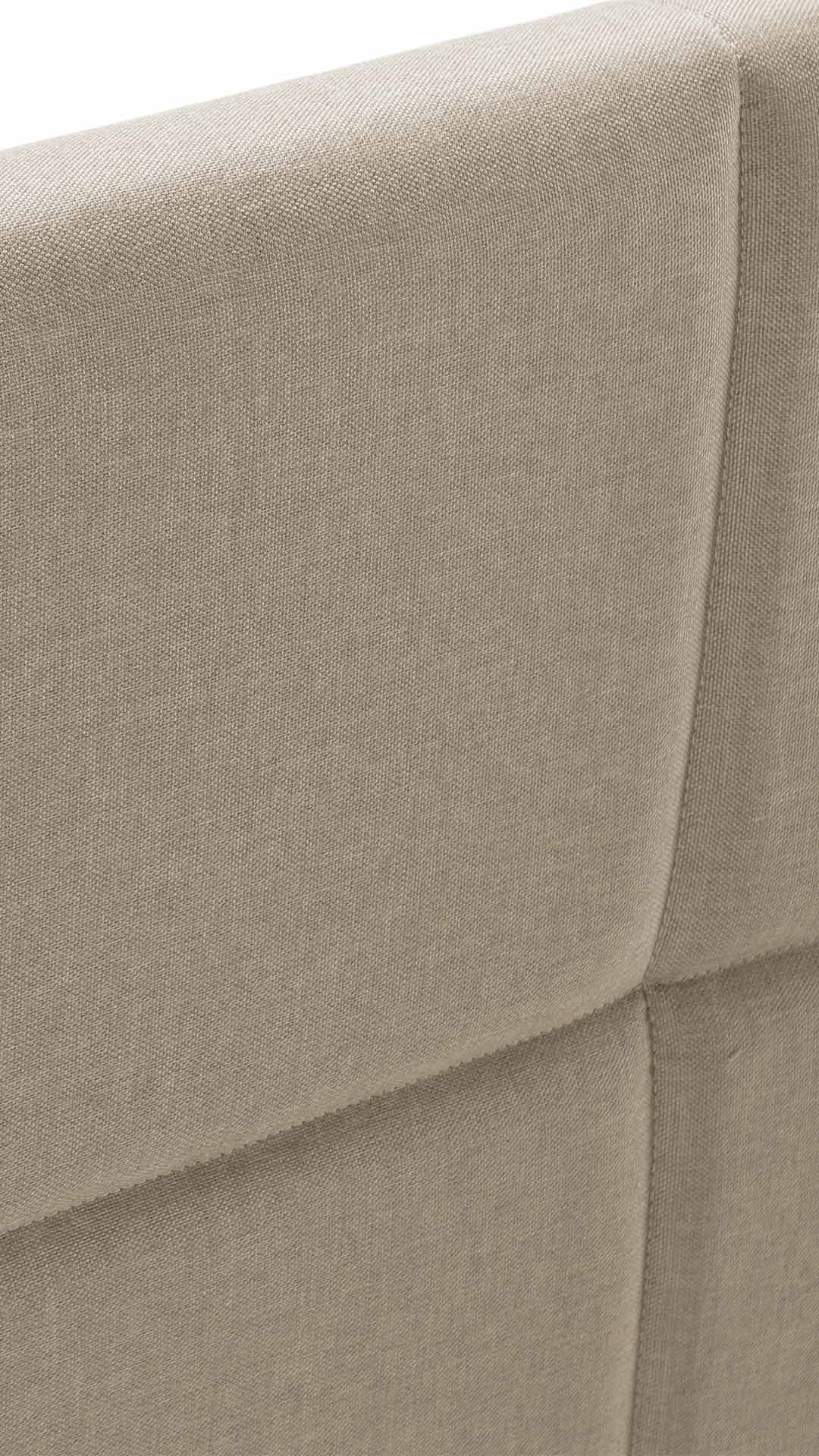 Cama tapizada beige Lyria | Top Mueble