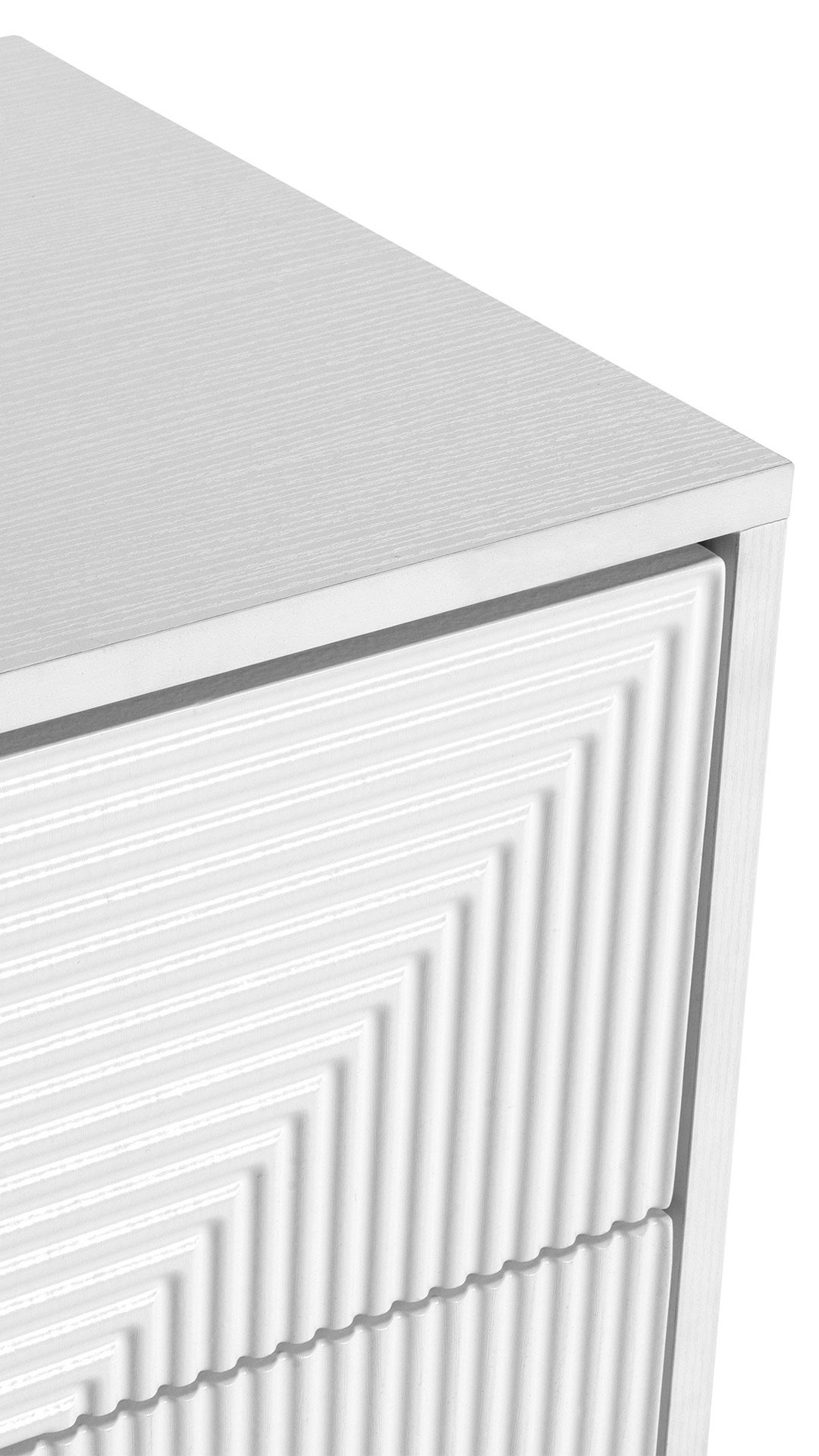 Comoda blanca 3 cajones Louise | Top Mueble