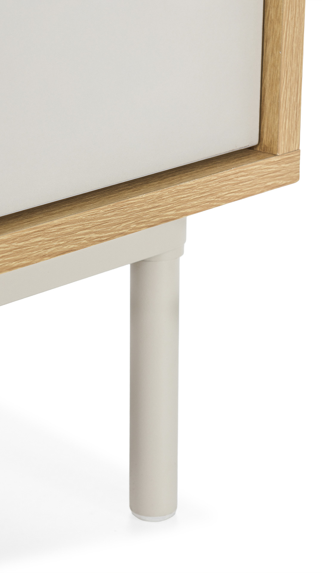 Aparador 120 cm Roble Gris Kamila Detalle | Top Mueble