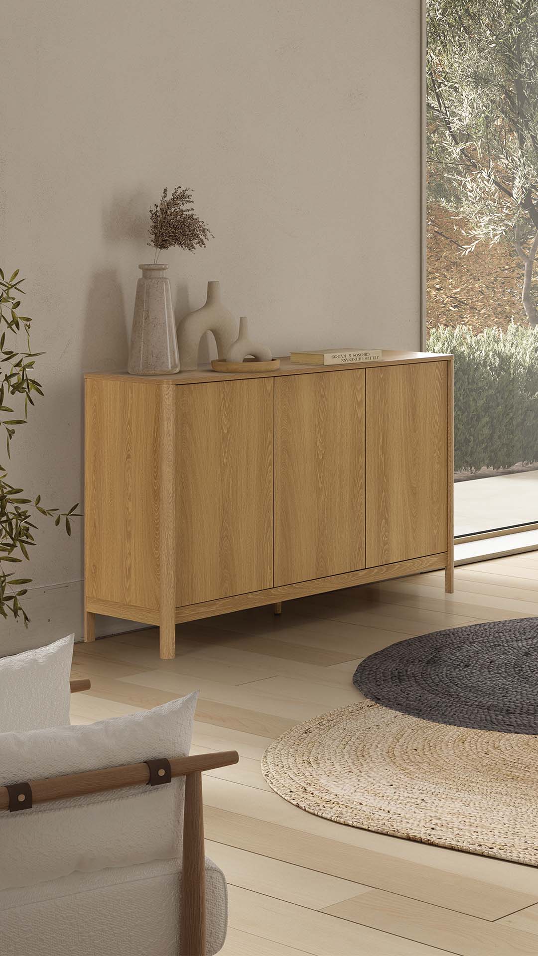 Aparador Salón Roble Nassaua Ambiente | Top Mueble