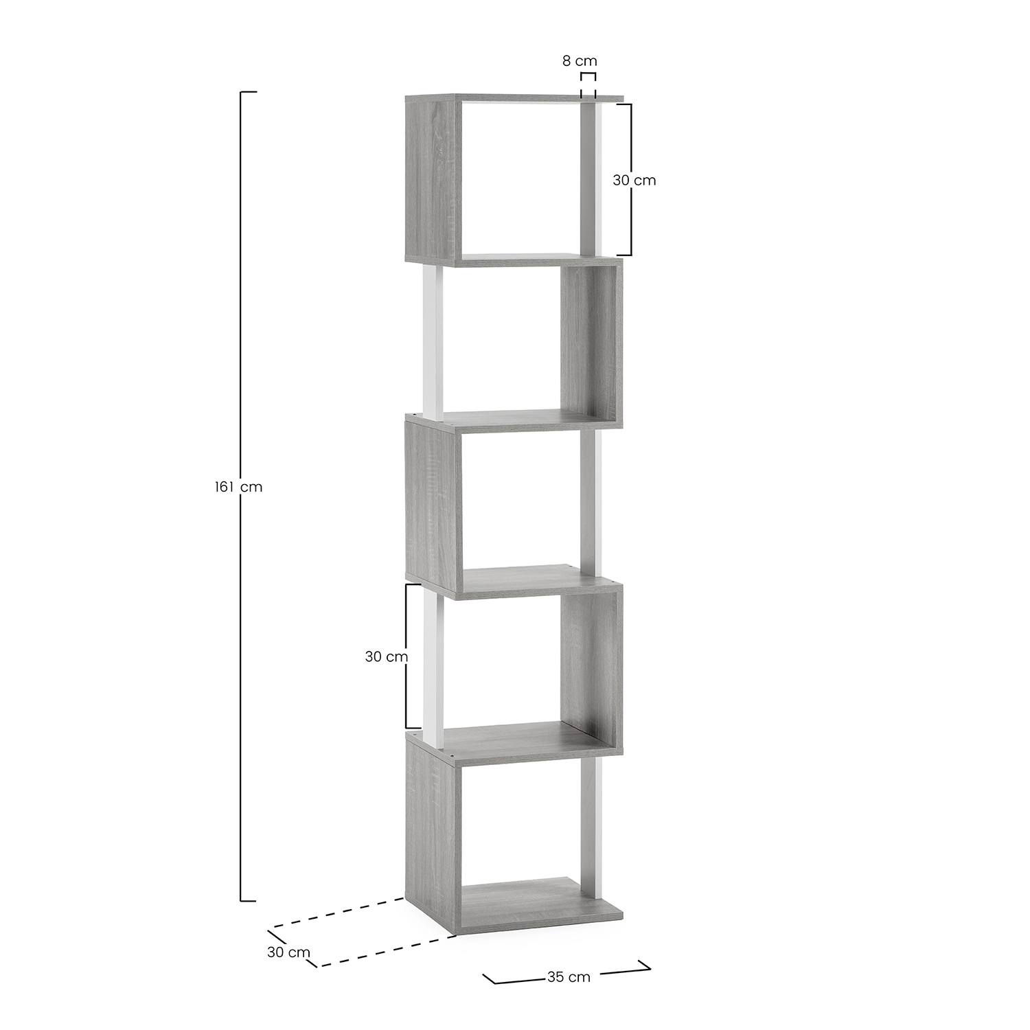 Estantería Rinconera Filipinas Dimensiones | Top Mueble