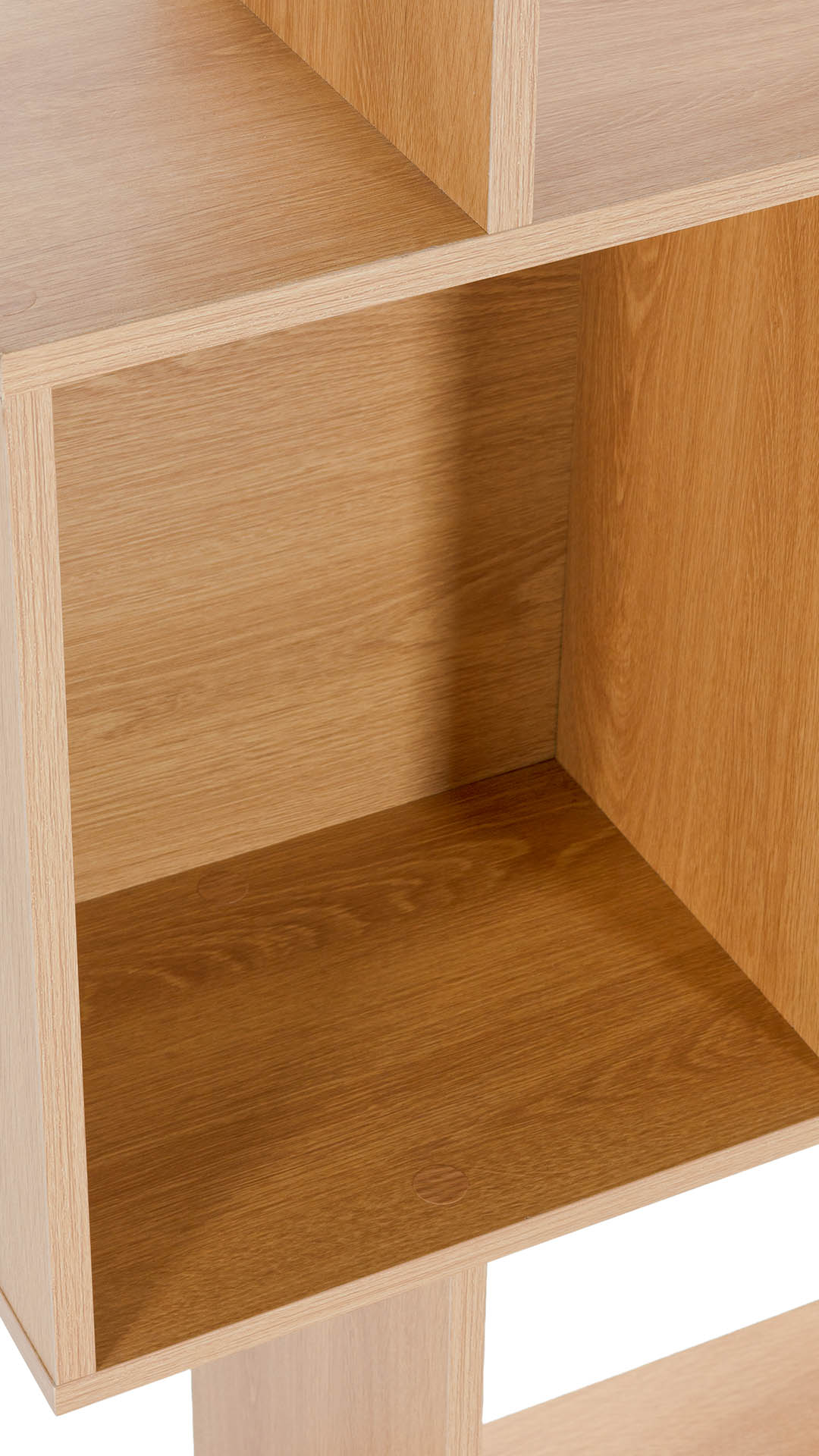 Estantería Salón Geométrica Roble Agan Detalle | Top Mueble