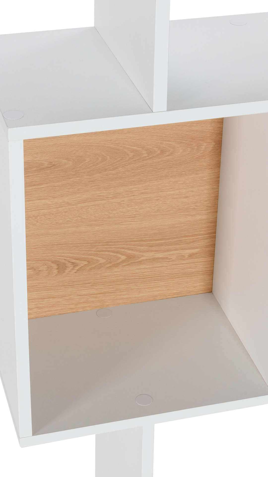 Estantería Salón Geométrica Blanco Agan Detalle | Top Mueble