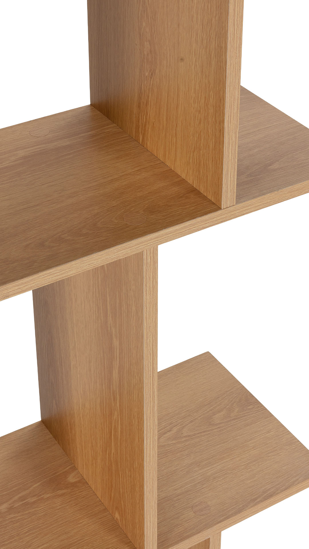 Estantería Decorativa Salón Roble Akane Detalle | Top Mueble