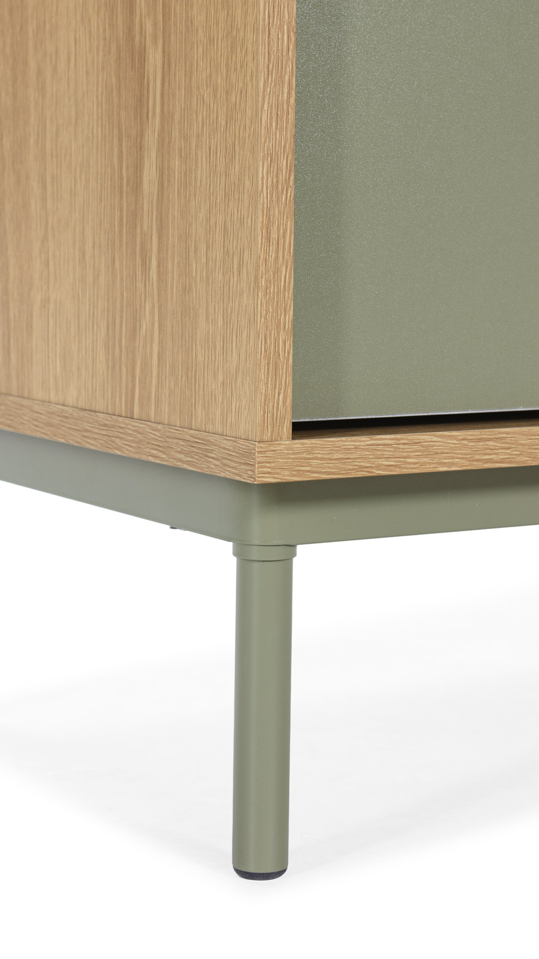 Mueble Tv 140 cm Roble Verde Kamila Detalle | Top Mueble