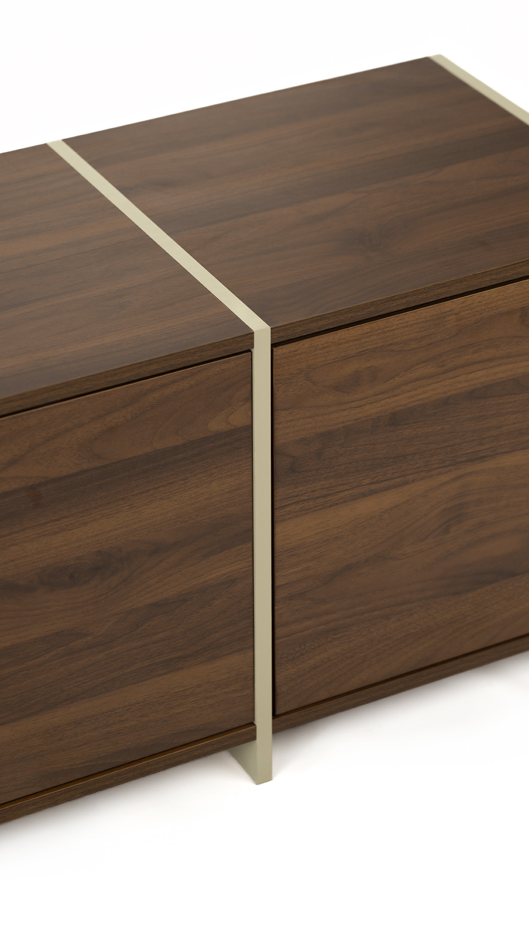 Mueble TV Nogal Crema 130 cm Sannah Detalle | Top Mueble
