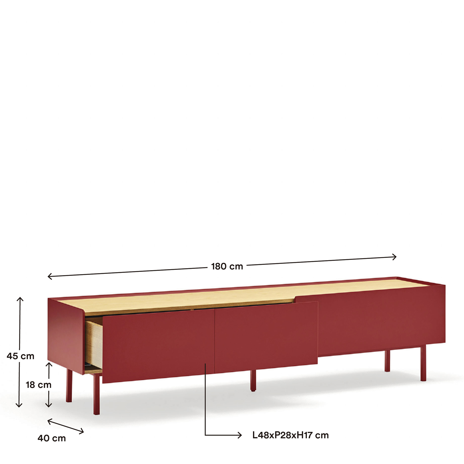 Mueble Tv Contemporaneo Arista Medidas | Top Mueble