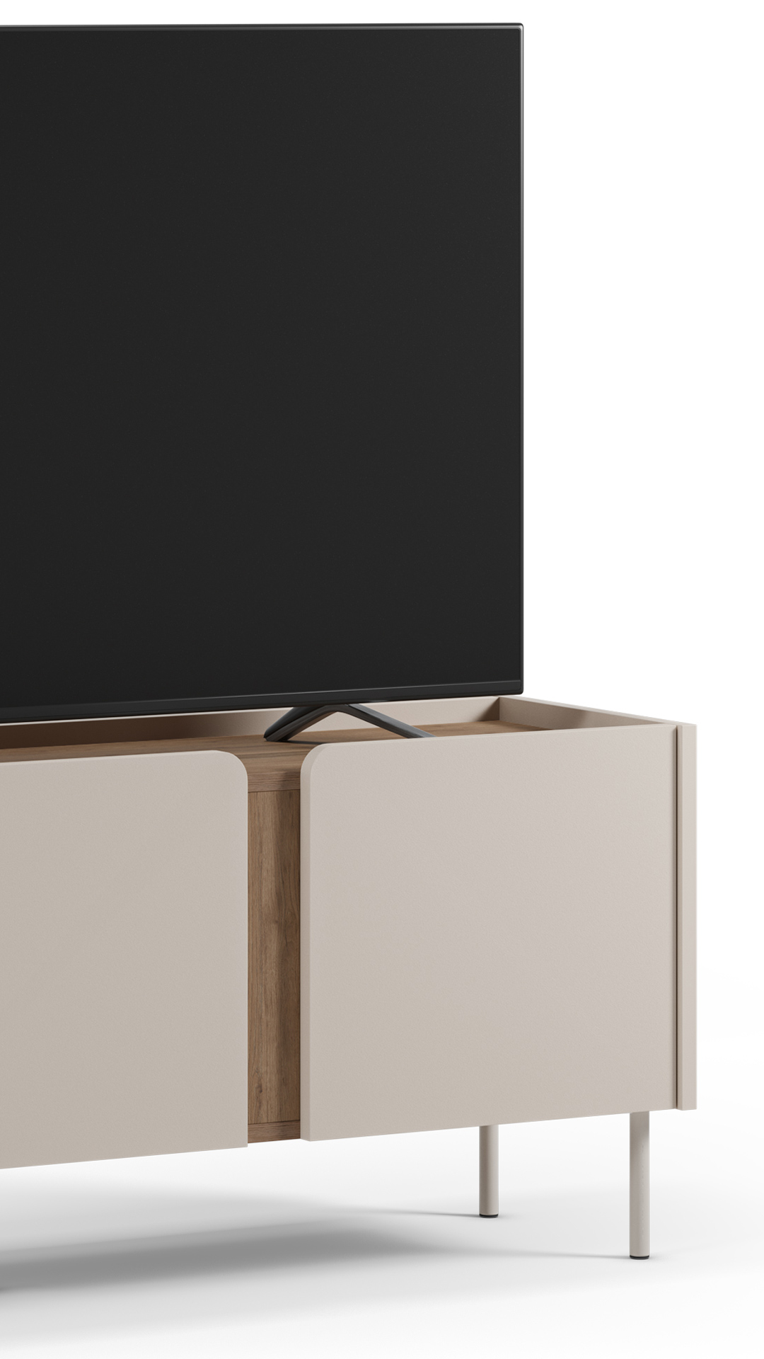 Mueble Tv Crema 140 Kirena | Top Mueble