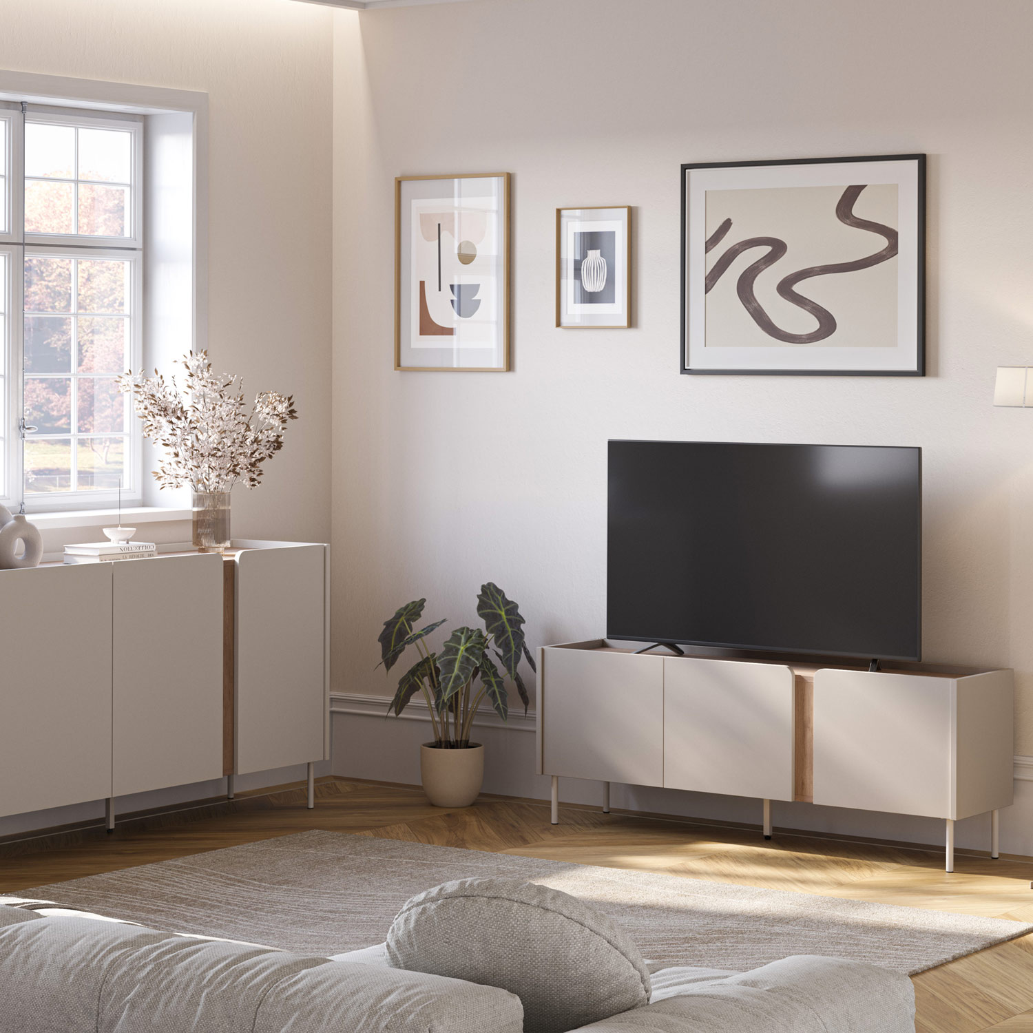 Mueble Tv 140 cm largo Kirena | Top Mueble