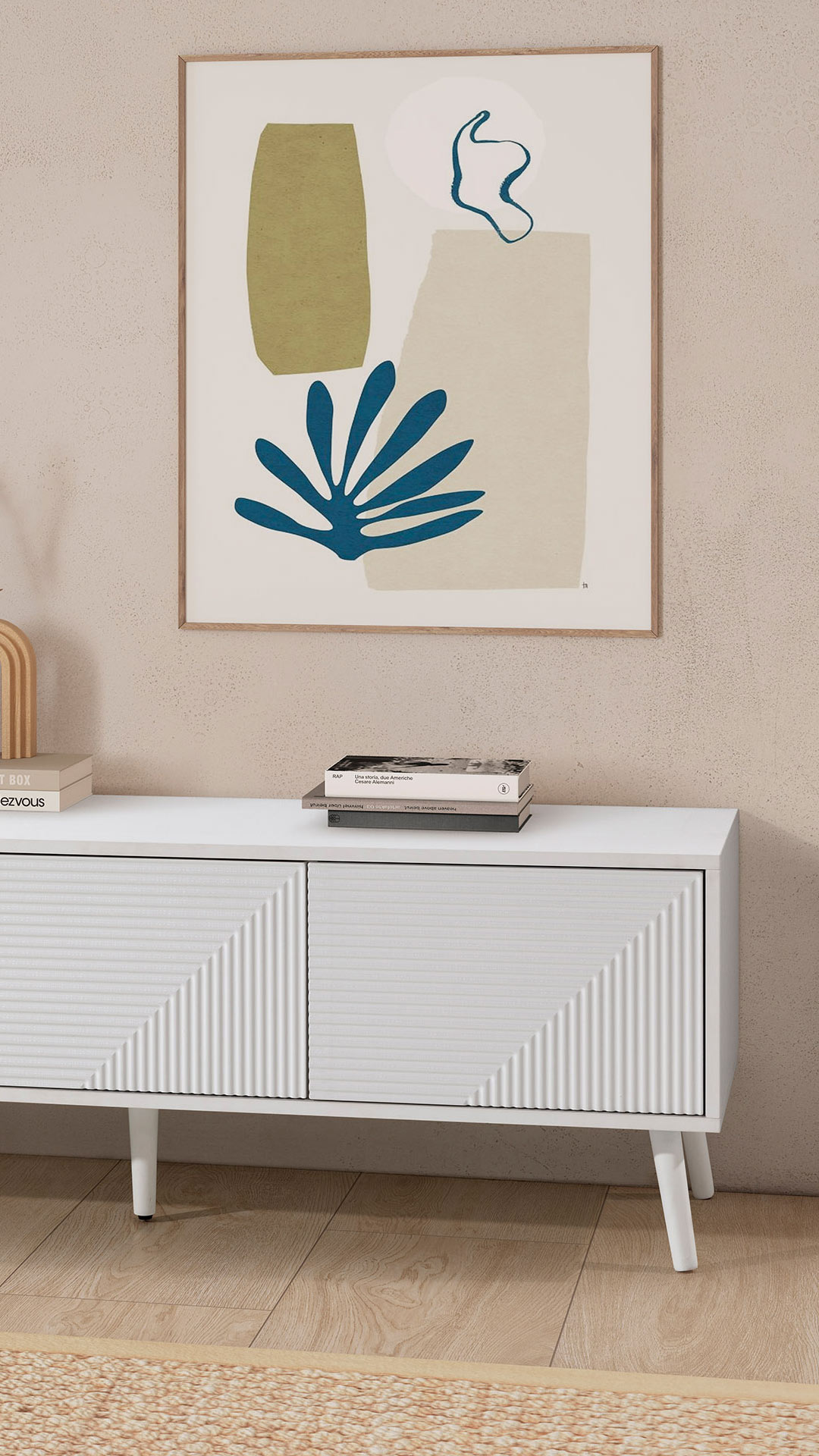 Mueble Tv blanco Louise | Top Mueble