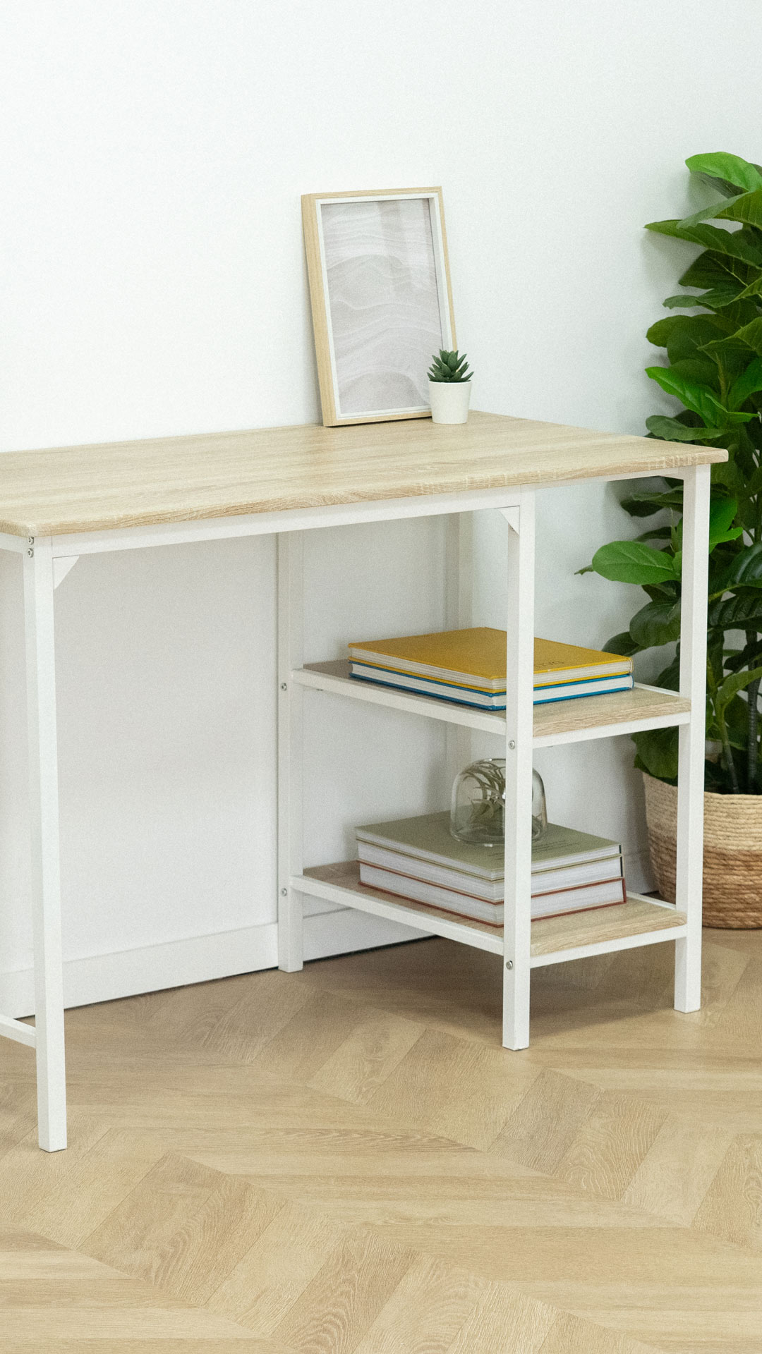 Mesa de escritorio Colon color blanco | Top Mueble
