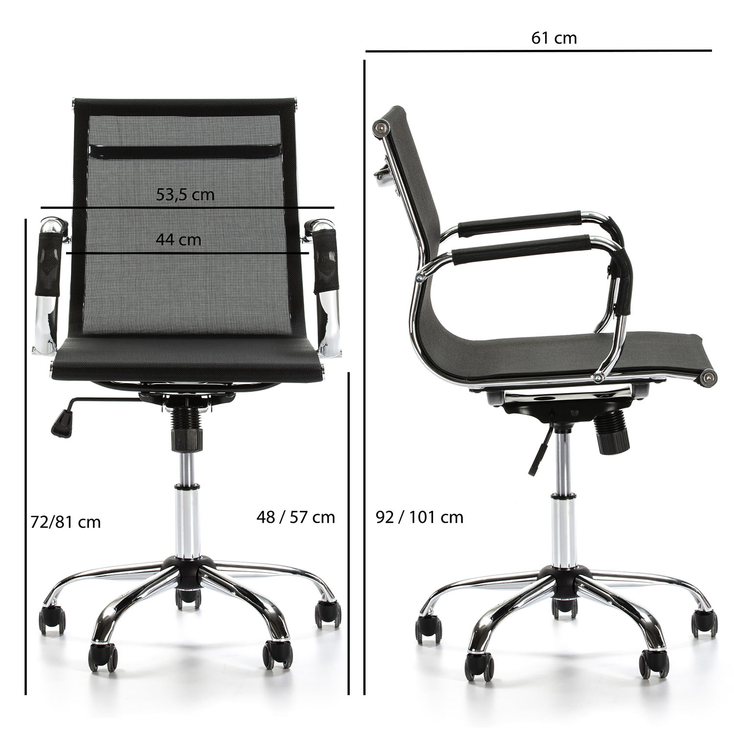 Sillón Oficina Oxford Dimensiones | Top Mueble