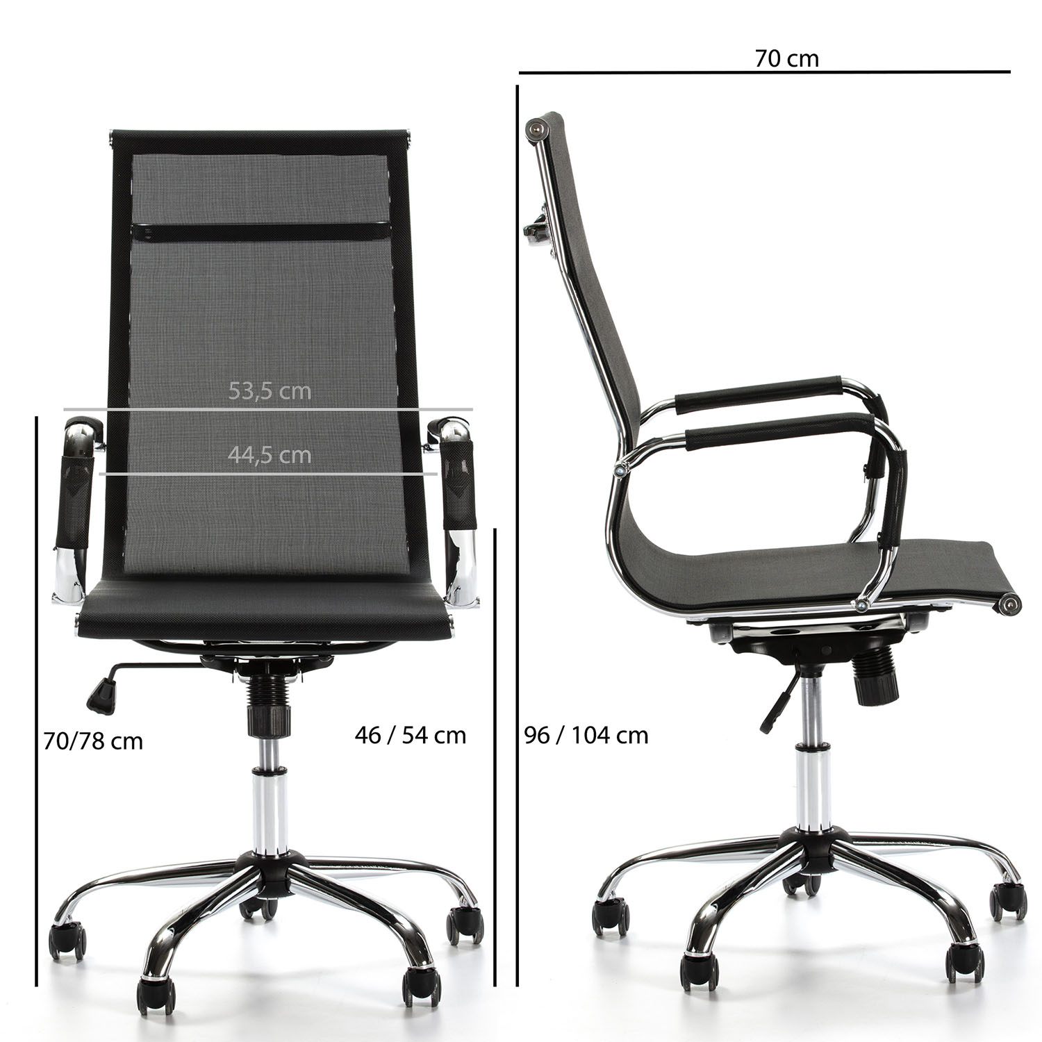 Mesa Comedor Atlas Negra Medidas | Top Mueble