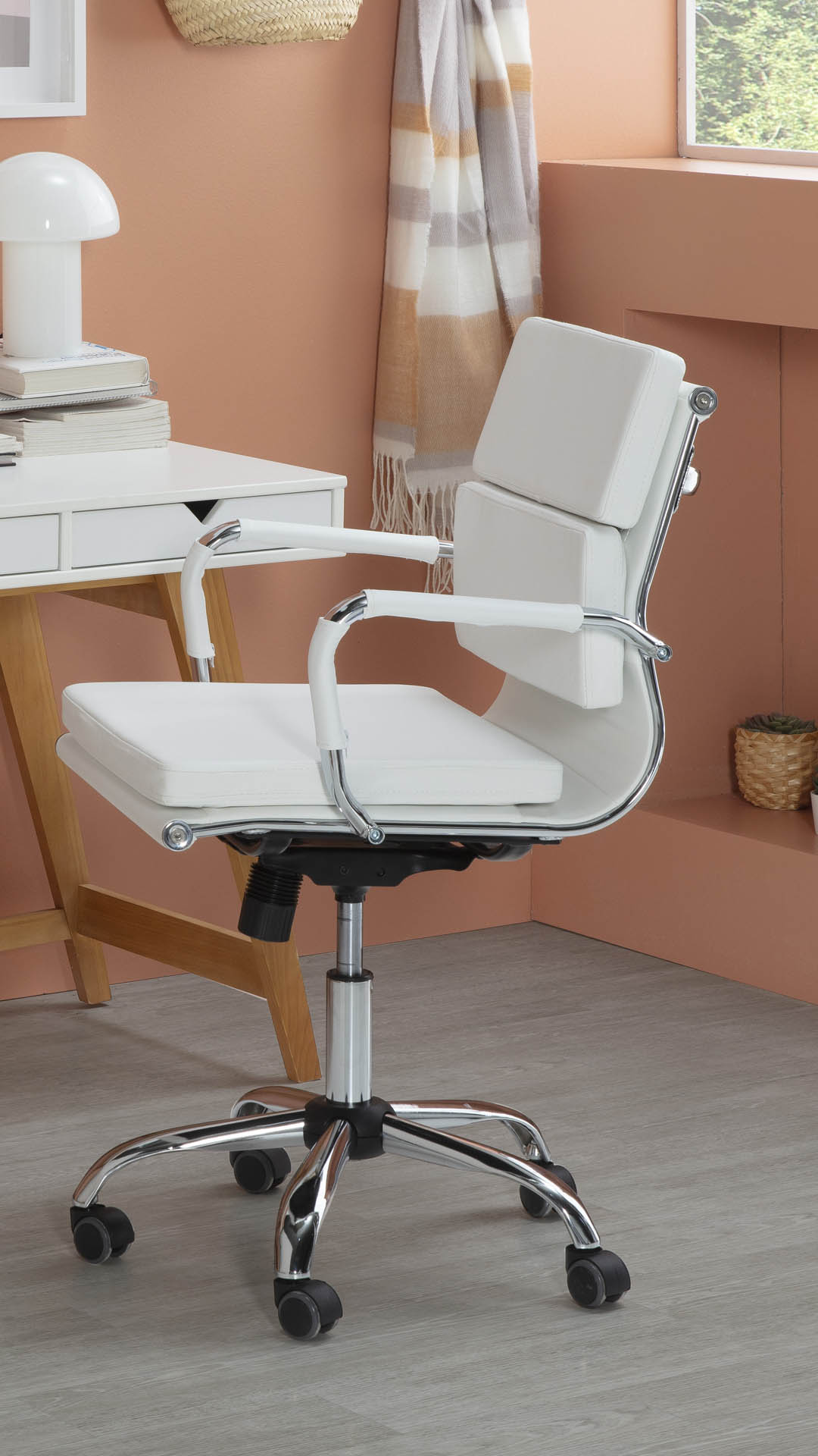 Sillon de oficina blanco Fenix | Top Mueble