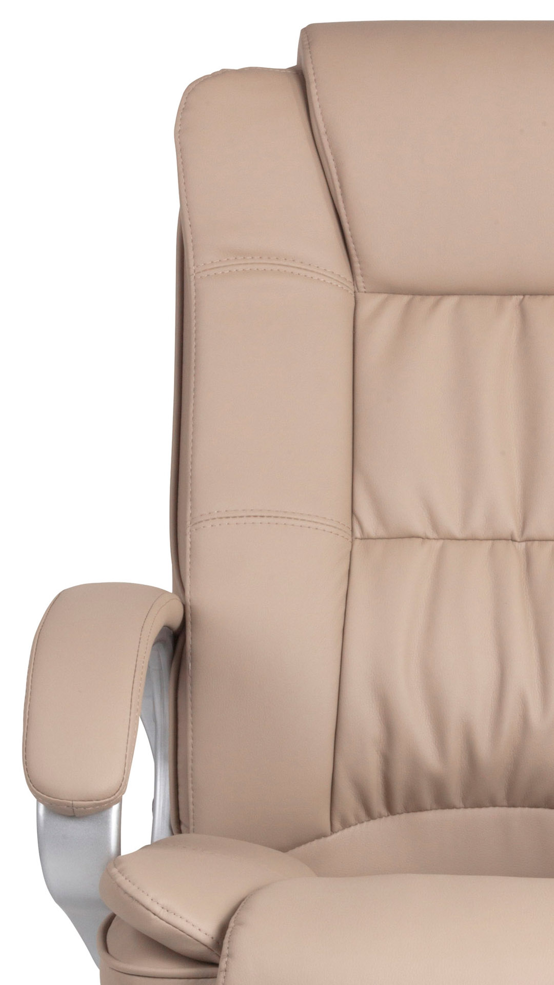 Silla escritorio comoda taupe Kiev | Top Mueble