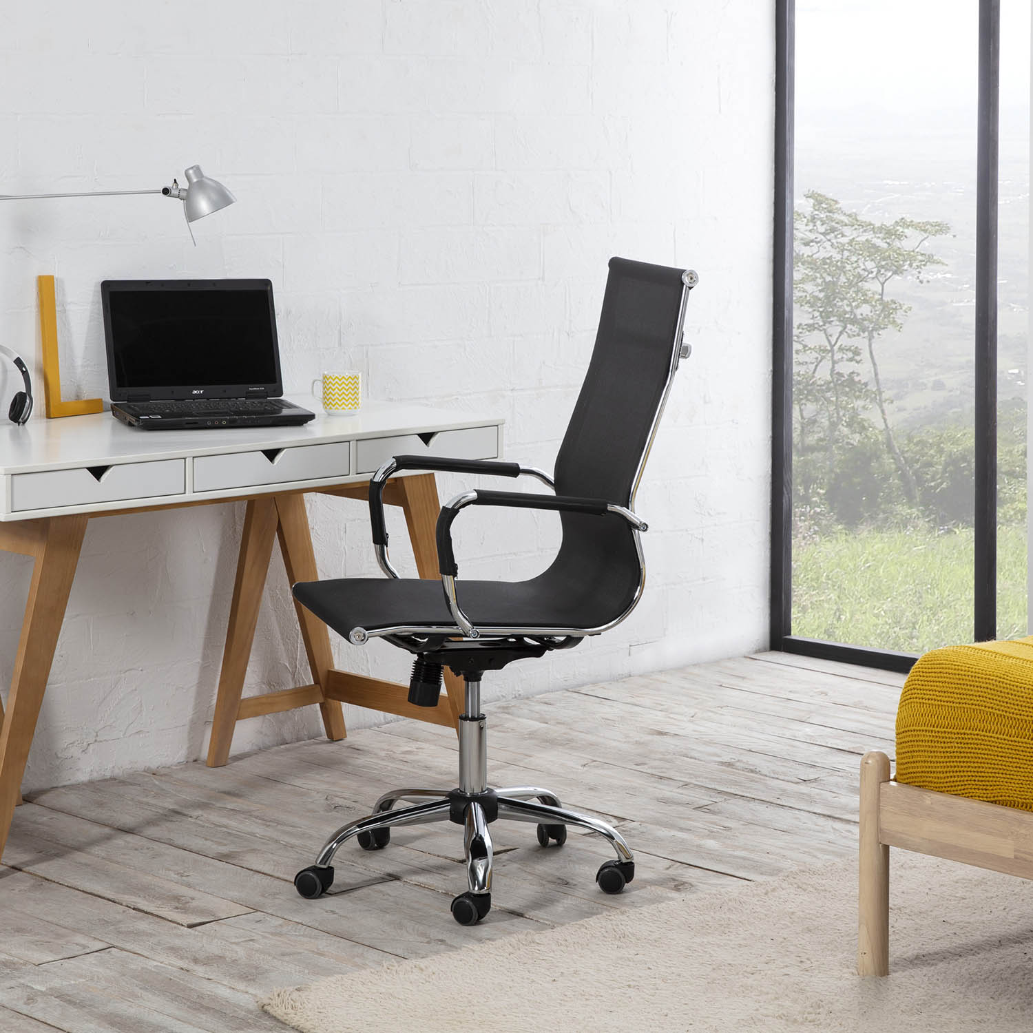 Mesa Comedor Rectangular Atlas Roble Ambiente | Top Mueble
