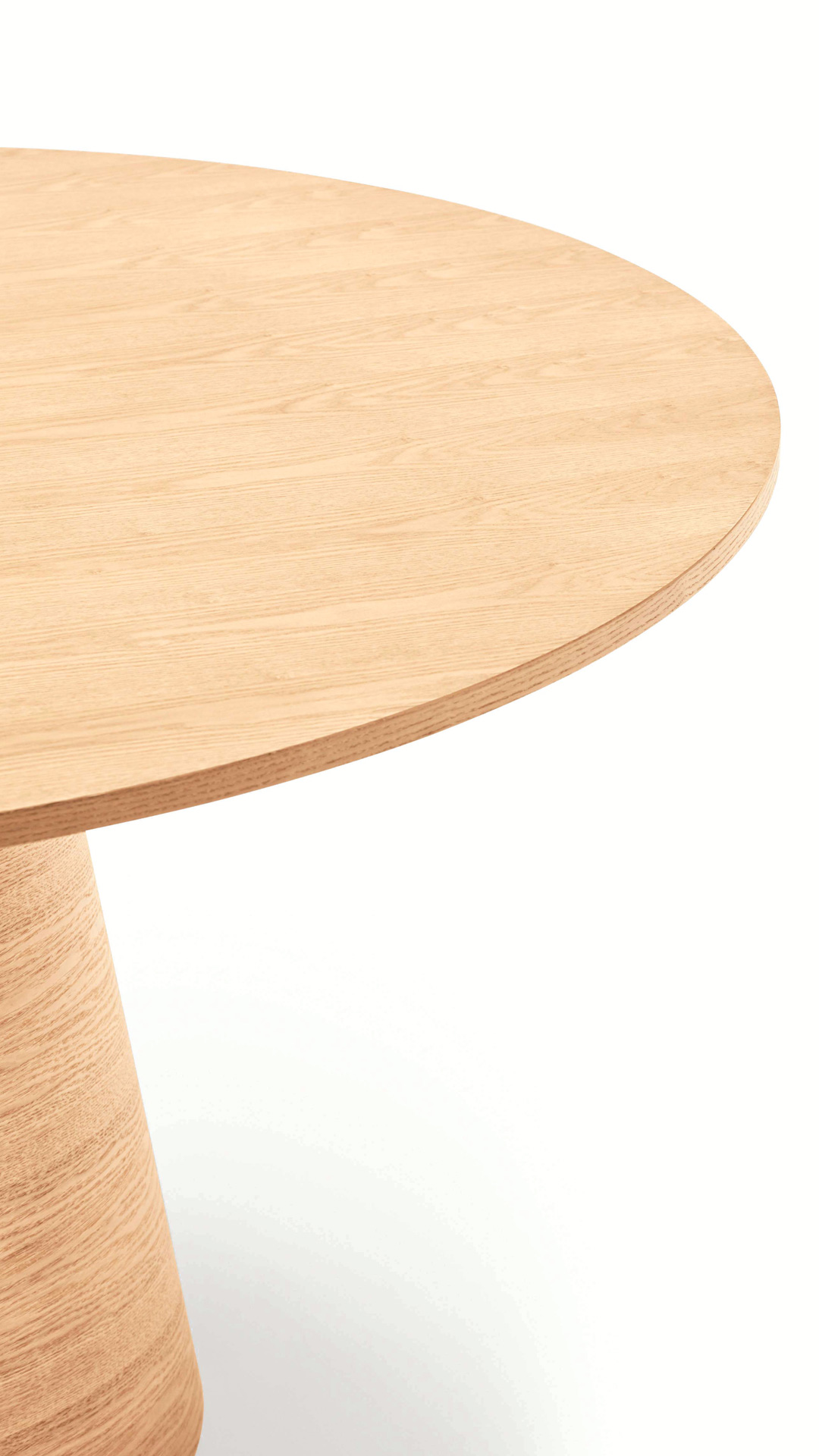 Mesa comedor redonda CEP 137 cm color roble | Top Mueble