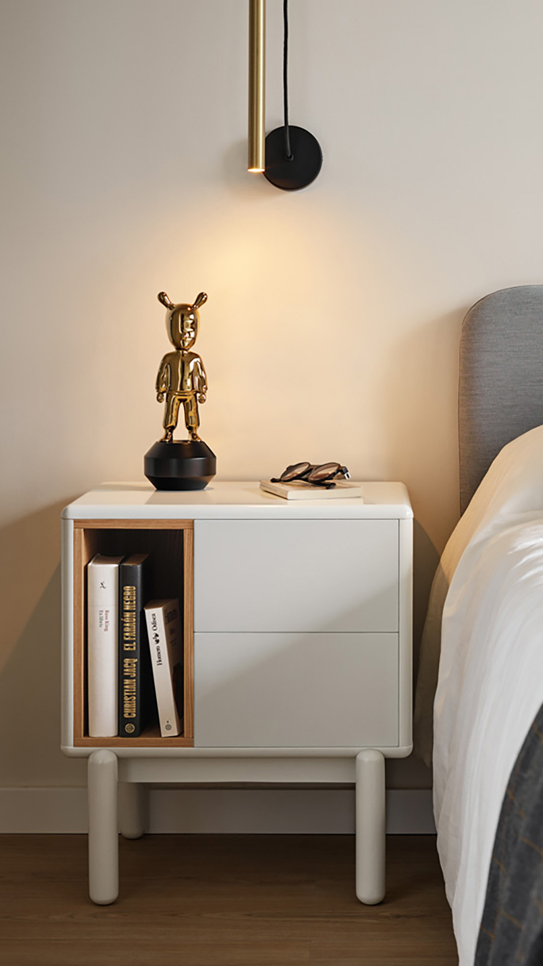 Mesita de noche de Disenyo Corvo | Top Mueble
