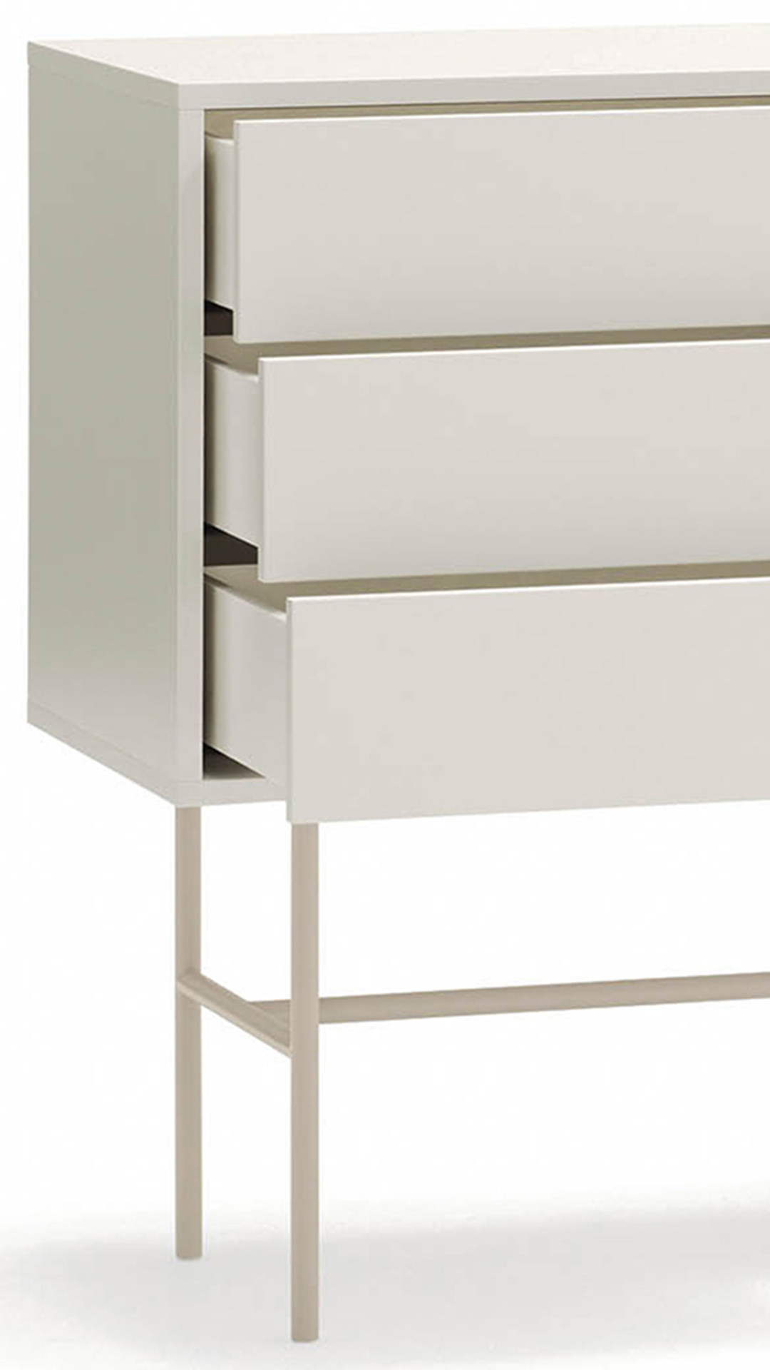 Aparador Puerta Corredera 140 cm Arena Nube Detalle | Top Mueble