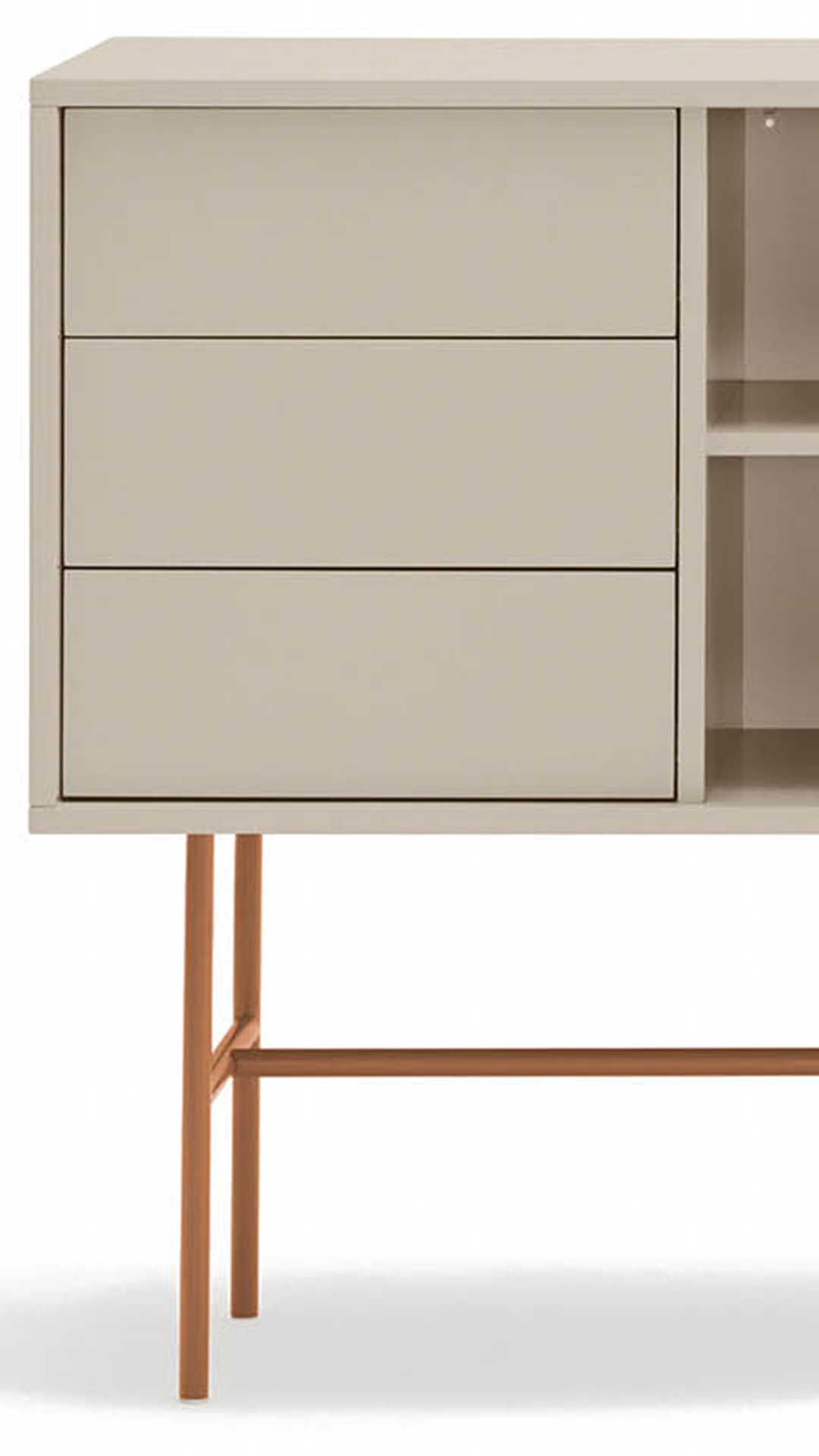 Aparador Puerta Corredera 180 cm Arcilla Nube Detalle | Top Mueble
