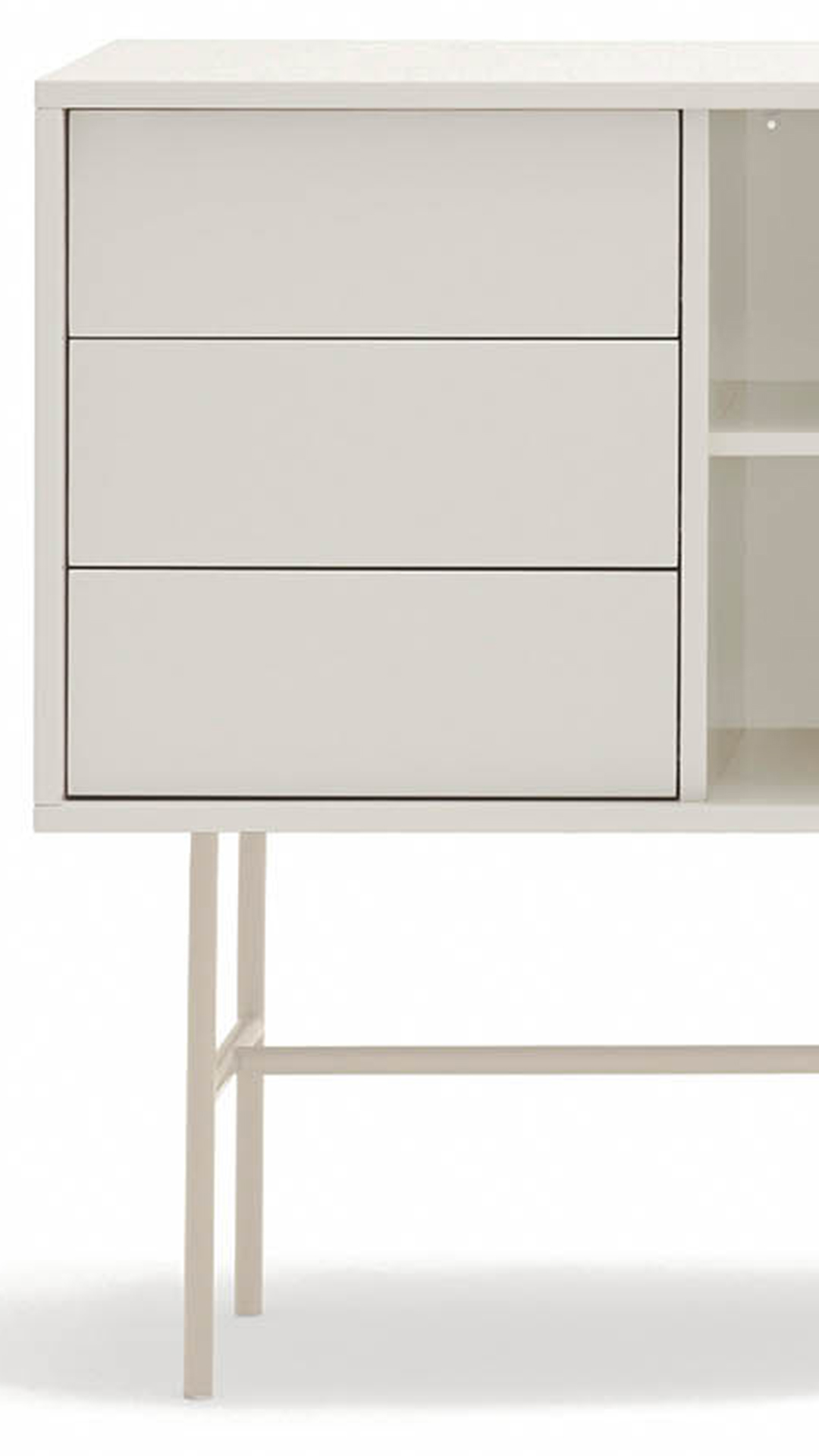 Aparador Puerta Corredera 180 cm Arena Nube Detalle | Top Mueble