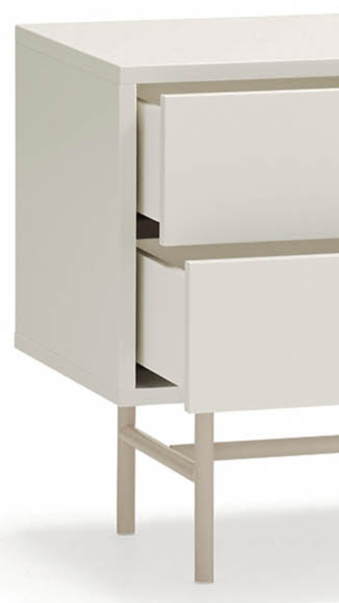 Mueble TV Puerta Corredera Arena Nube Detalle | Top Mueble